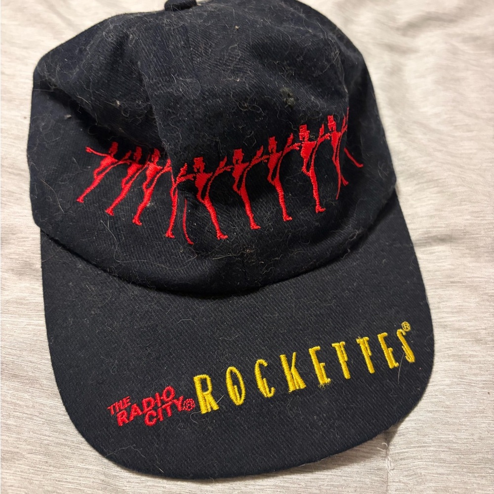 Vintage Radio City Rockettes Black Cap
